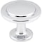 Elements 1-1/4" Diameter Polished Chrome Round Button Gatsby Cabinet Knob 3960-PC - alternate 1